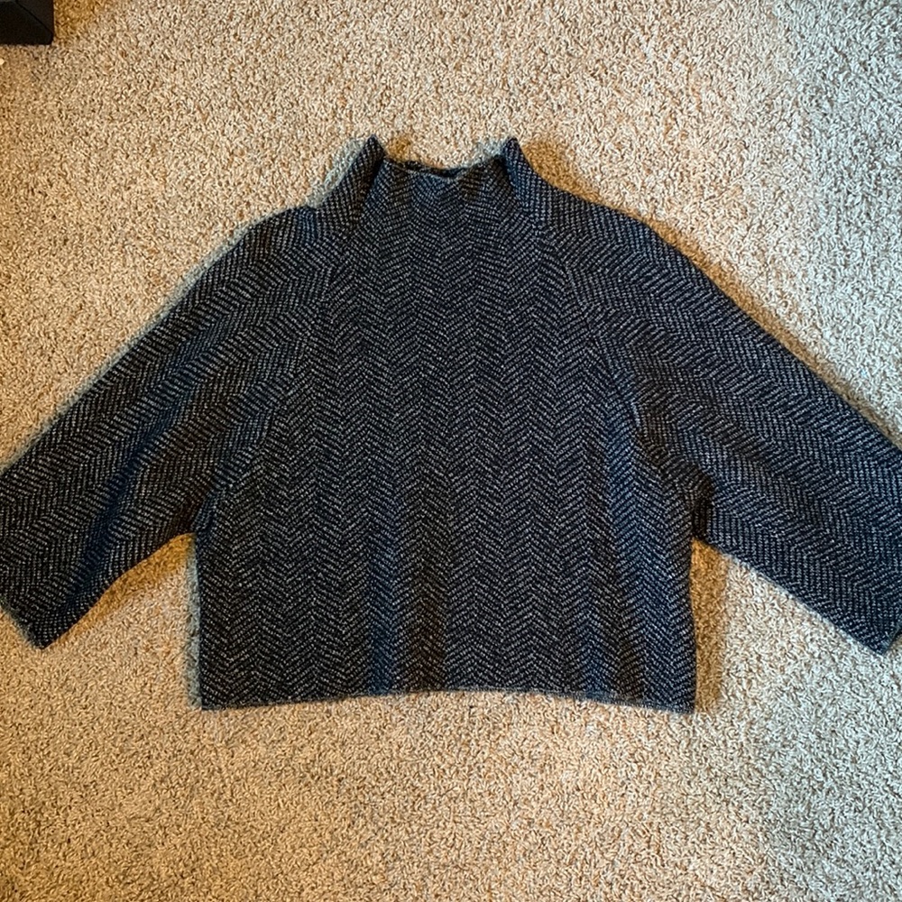 Zara Knit mock neck sweater